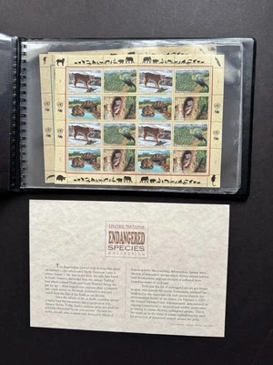 United WWF Endangered Species Series (2002) Hojas MNH = Las 3 Oficinas + Popular Foto 1 de 3