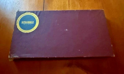 Juego de mesa vintage 1949 SCRABBLE Selchow & Righter completo 100 azulejos y 4 soportes Foto 1 de 4