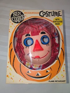 Raggedy Ann 1965 Ben Cooper Child Costume & Mask Halloween Small 4-6 w/ Box EXC - Picture 1 of 9