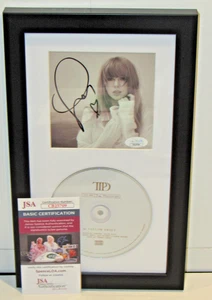 Inserto de CD firmado por Taylor Swift enmarcado TTPD FUNKY HEART! CD RARO CERTIFICADO DE AUTENTICIDAD JSA - Imagen 1 de 2