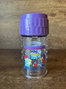 Vintage Playtex biberon drop ins 4 once + tappo senza capezzolo colorato viola spedizione veloce - Foto 1 di 5