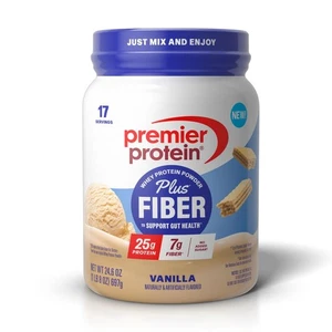 Powder Plus Fiber, 25g Proteine, 7g Fibra, Vaniglia, Senza Zuccheri Aggiunti, 17 Porzioni - Foto 1 di 8