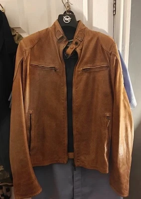matchless leather jacket mens Bond Cafe Racer biker Motorcycle rrp £999 belstaff - Image 1 of 4