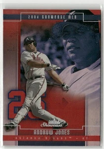 2004 FLEER SHOWCASE #57 ANDRUW JONES ATLANTA BRAVES - Picture 1 of 2