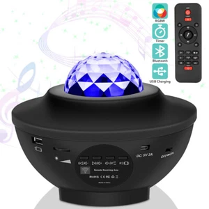 Night Light 3 in 1 Galaxy Projector Star LED Nebula Cloud Bluetooth Music Speake - Picture 1 of 12