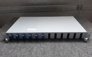 19" LWL Spleißbox Patchpanel / 1HE mit 6 LC Duplex / Multimode Kopplungen - Bild 1 von 5