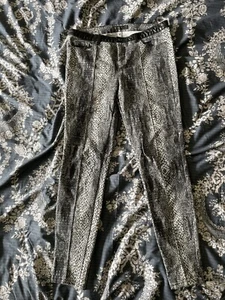 Womens Zara Snake Print Jeans Size 10 - Picture 1 of 8