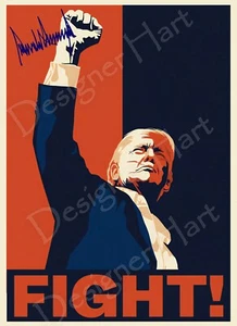 Donald Trump Signed poster - Picture 1 of 1