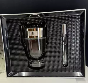 Invictus By Paco Rabanne Eau De Toilette 5.1 oz & 0.34 oz 2 piece Gift Set CHECK - Picture 1 of 10