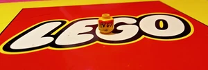 lego 3626px33 Minifigure, Head Red Eyebrows and Hair with Black Outline, Stubble - Picture 1 of 1
