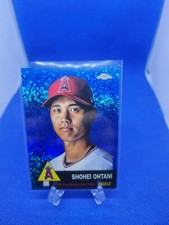 2022 Topps Chrome Platinum Anniversary #1 Shohei Ohtani Blue Mini-Diamond /199