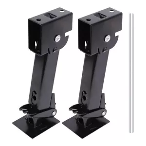 2 Pack Trailer Swing Down Folding Stabilizer Jacks Set 2000lb RV - Picture 1 of 12