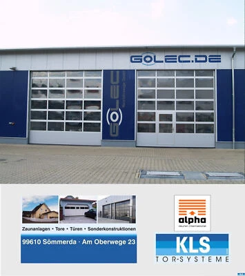 Alpha Industrietor | Hallentor | Garagentor | Antrieb | Schlupftür | ALU40 | RAL - Bild 1 von 4