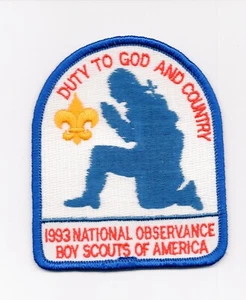 1993 National Observance BSA Pflicht gegenüber Gott & Land Patch - Bild 1 von 2
