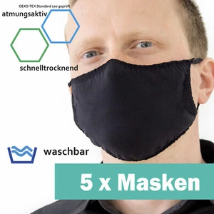 50 Pack wiederverwendbare Mundmaske waschbar Maske Behelfsmaske weich - Bild 1 von 6