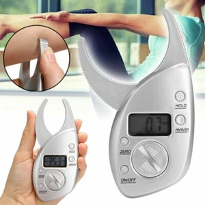 LED Digital Körperfettzange Fettmesszange Zange Fat Caliper Körperfettmessgerät - Bild 1 von 2