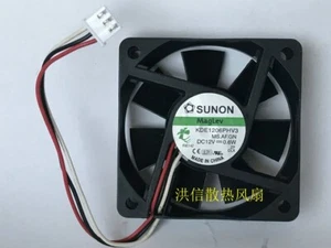1 PCS SUNON fan KDE1206PHV3 DC12V 0.6W 6015 6CM 3wire - Picture 1 of 2