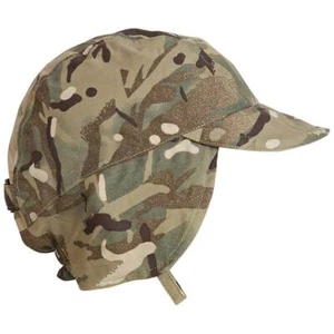 British Army Cold Weather Cap MTP Camo No Chin Strap Fleece Lining MVP New - Picture 1 of 4