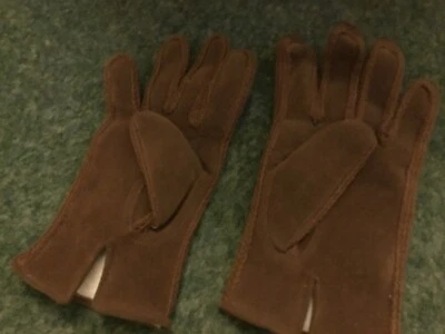 Guantes dama invierno gamuza marrón. Foto 1 de 4