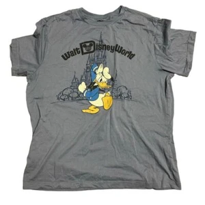 Disney Walt Disney World Men's Size Large Blue Gray 100% Cotton SS Shirt - Picture 1 of 4