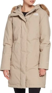 The North Face Womens Down Arctic Parka Coat Flax NFOAR2VCEL Size XS - Picture 1 of 8