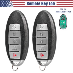 2 For 2014 2015 Infiniti QX60 5btn Keyless Smart Remote Key Fob KR5S180144014 - Picture 1 of 8