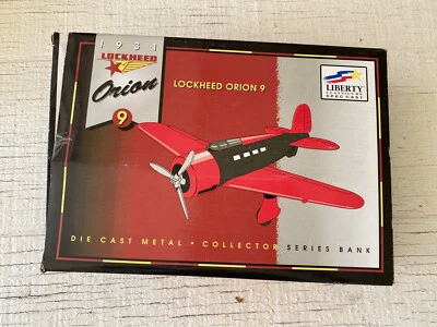 1931 Orion 9 Lockheed plane RARE DIECAST, Air Eastwood #4, Liberty Classics 1994 - Image 1 of 4