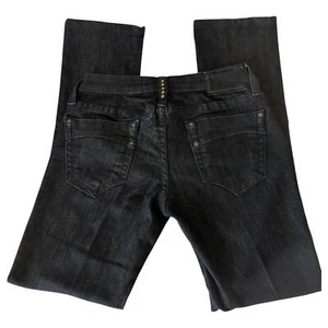 Robin's Jean Women's 28 Slim Fit Jeans Charcoal Wash Studded Wings Y2K Marilyn - Picture 1 of 13
