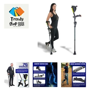 New Generation Ergonomic Crutch/Cane Single Unit Single Unit That Acts As a E... - Picture 1 of 8