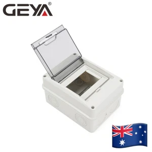 GEYA ABS Plastic Electrical Box Electrical Enclosure For Breakers RCBO RCD IP65 - Picture 1 of 13