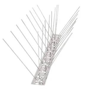  Steel Bird Spikes Fences Wall Window Ledge Wide Pigeon Deterrent Cat Anti Climb - Picture 1 of 16