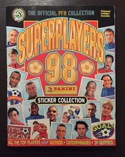 Panini PFA Superplayers 98 1998 Complete Album Excellent Condition