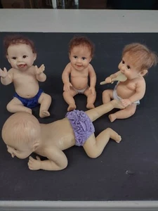 LOTE DE 4 MUÑECAS -Ashton drake Daddy's baby's-aspecto realista 💲oferta💲 - Imagen 1 de 9