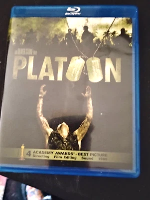 Mint blu-ray disc dvd PLATOON. An Oliver Stone Film.4 Academy Awards. - Image 1 of 3