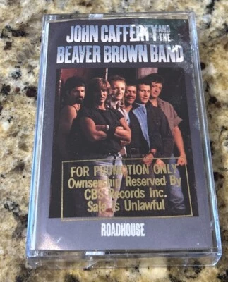 JOHN CAFFERTY & THE BEAVER BROWN "Roadhouse" Cassette Tape FZT 40980 - Image 1 of 4