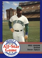 1989 Triple A All-Stars ProCards #AAA42 Greg Vaughn