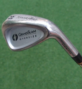 POWERBILT GRAND SLAM OVERSIZE # 8 IRON W/ 37.5" RH STEEL SHAFT - NICE CLUB! - Picture 1 of 19