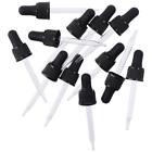12Pcs Black Pressure Rotating Cover  Oil Droppers  Essential Oil 30ml