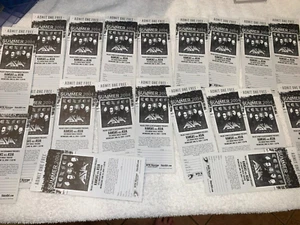 ASIA and KANSAS 20 UNUSED TICKET VOUCHER LOT DTE MUSIC THEATRE PINE KNOB USA - Picture 1 of 6