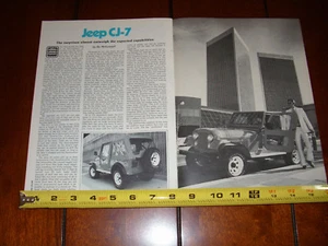 1979 JEEP CJ-7 - ORIGINAL ARTICLE - Picture 1 of 2