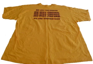 Virginia Tech VT Hokies United We are Virginia Tech 2XL Yellow T-Shirt Cotton - Picture 1 of 6