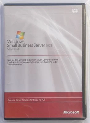 Microsoft Windows SBS Small Business Server 2008 Standard für HP Server - Bild 1 von 2