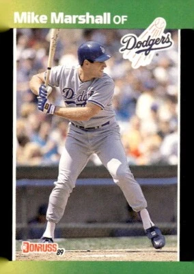 1989 Donruss Baseballs Best #204 Mike Marshall Los Angeles Dodgers - Image 1 of 2