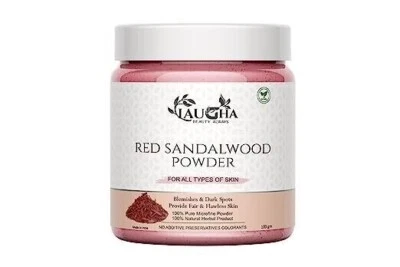 Laugha Natural & Organic Red Sandalwood Powder Brightening & Glowing Skin 100 gm - Image 1 of 4