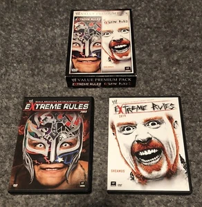 WWF EXTREME RULES 2009 2010 VALUE PREMIUM PACK (DVD SET) RARE WRESTLING - Picture 1 of 5