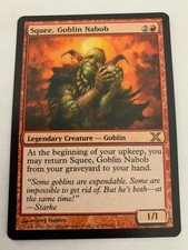 MTG Magic The Gathering - Squee, Goblin Nabob - Tenth Edition (10th) - LP