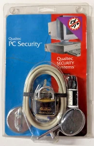 Qualtec Data Stop Theft PC Security System Lok-Kit II 06413 USA Made - Picture 1 of 3