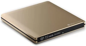 techpulse120 USB 3.1 Typ-C externer Blu-ray Brenner Player Laufwerk BD DVD Gold - Bild 1 von 6