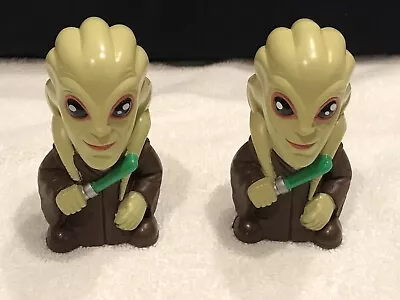 Star Wars Burger King Toys 2005 Kit Fisto Fortune Teller 2 Dois Brinquedos - Imagem 1 de 4