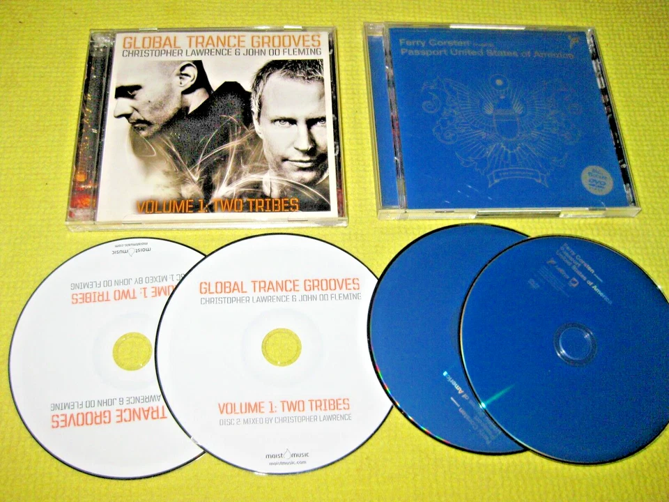 Global Trance Grooves Volume 1 & Ferry Corsten Passport 2 CD Albums Trance - Image 1 of 1